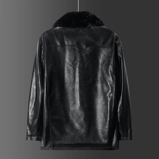Lederjacke Herren Kragen Stil Liam - IdealeKleiden
