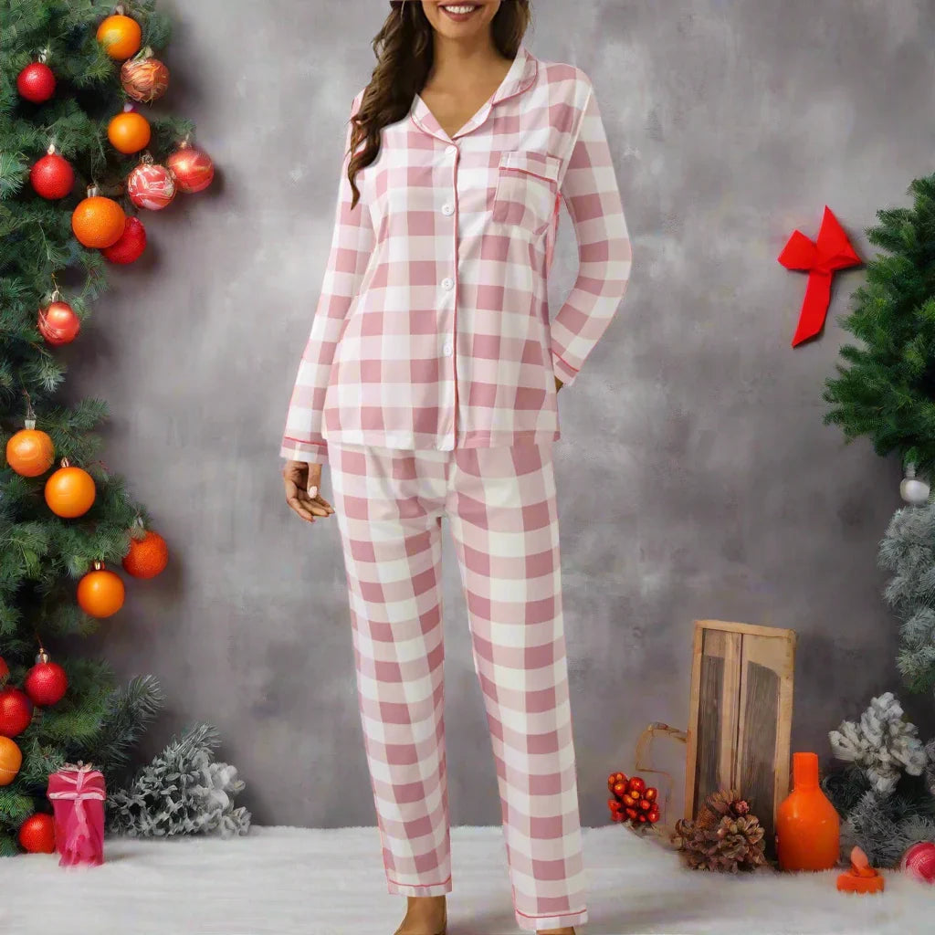 Weihnachtspyjamas Frauen Gemütlich