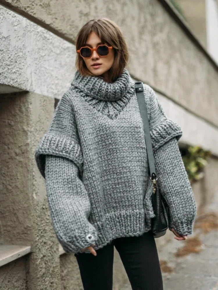 Stylischer Winterpullover Modern Design
