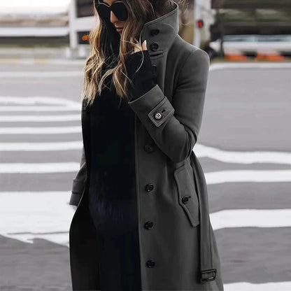 Eleganter Damen-Trenchcoat Herbst Modell