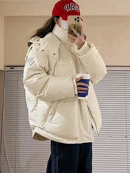 Warm gepolsterte Winterjacke Damen - IdealeKleiden