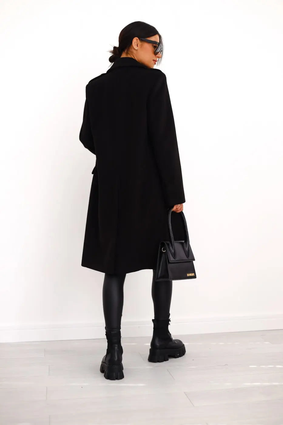 Stylisher Wollmantel Damen Doppelreiher - IdealeKleiden