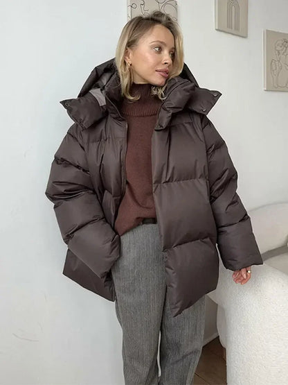 Elegante Wintermäntel Damen Klassik Design