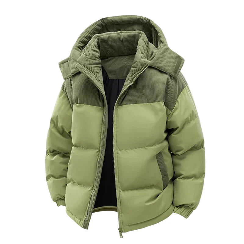 Wintersteppjacke Damen - Warme Outdoorjacke mit Kapuze