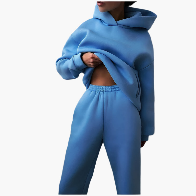 Bequemes Lounge Set Oversize Kapuzenpullover Jogginghose