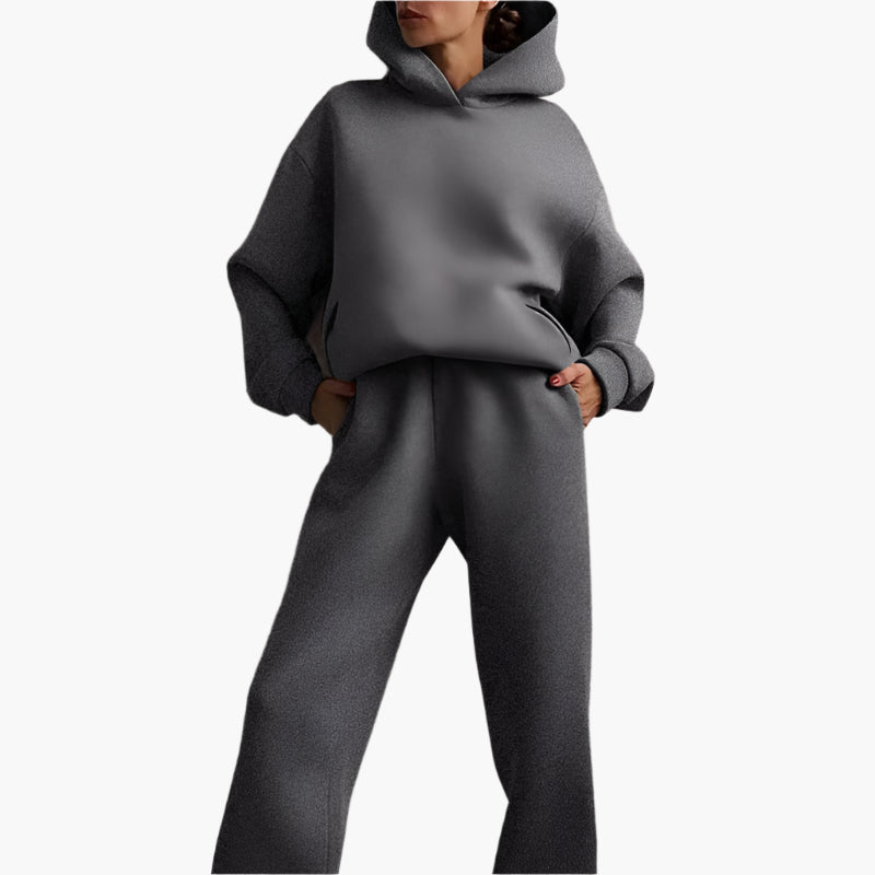 Bequemes Lounge Set Oversize Kapuzenpullover Jogginghose