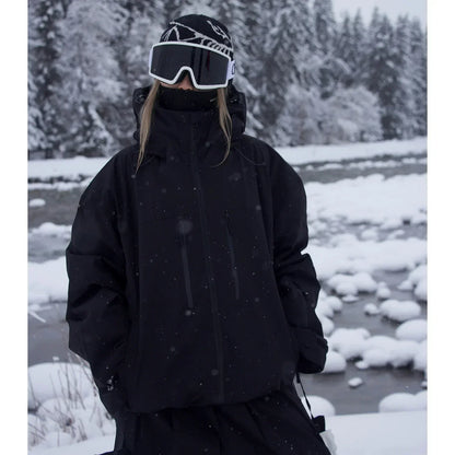Damen Skijacke Warm Isoliert Winter
