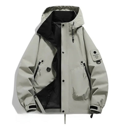 Herren Winterjacke Lockerer Schnitt