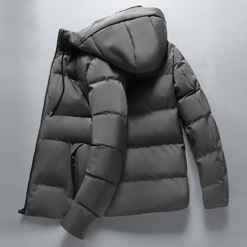 Warme Winterjacke Damen Gepolstert Kapuze