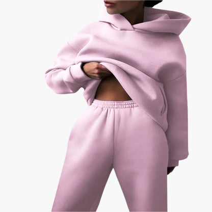 Bequemes Lounge Set Oversize Kapuzenpullover Jogginghose