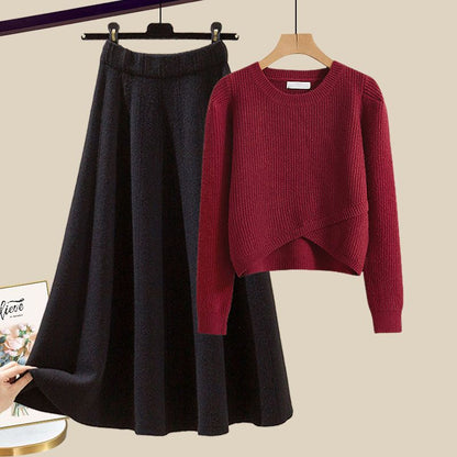 Stilvolles Kleid Set Damenmode Modern