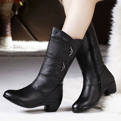 Damenschuhe Stiefel Mit Wedge Absatz