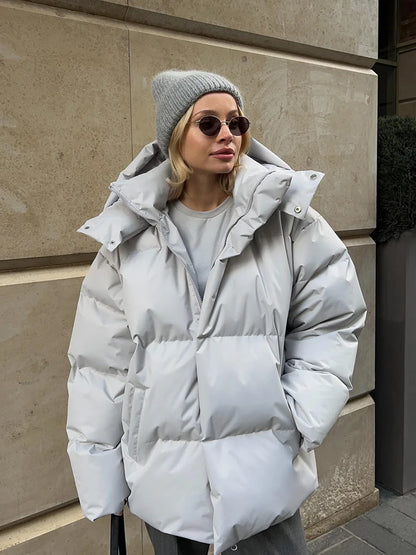 Bequeme Damenjacke Baumwolle Pufferstyle