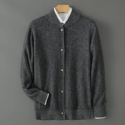 Damen Strickjacke Soft mit Knöpfen Vorne