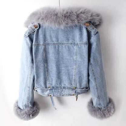 Trendige Denimjacke Cool Style - IdealeKleiden