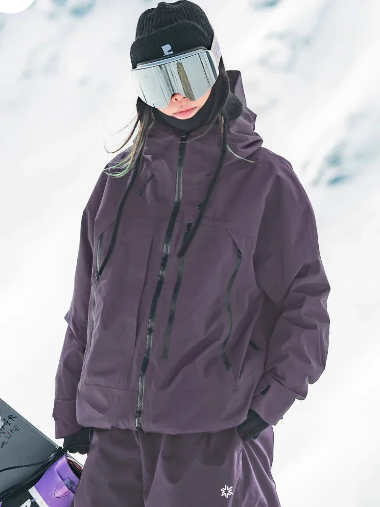 Wasserdichte Ski-Jacke Damen Winterjacke - IdealeKleiden