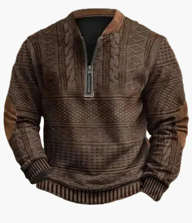 Herren Pullover Warm Modern Stehkragen