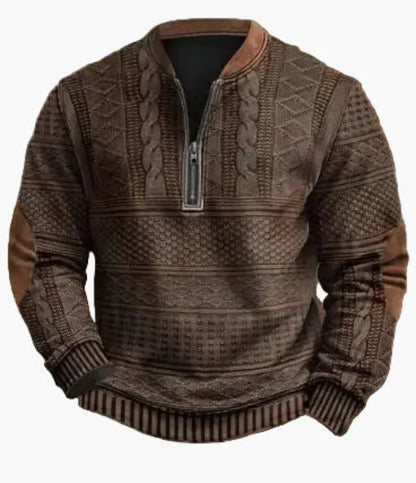 Herren Pullover Warm Modern Stehkragen