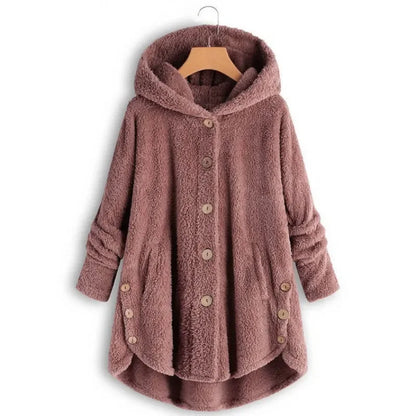 Frauen Fleecejacke Mit Kapuze