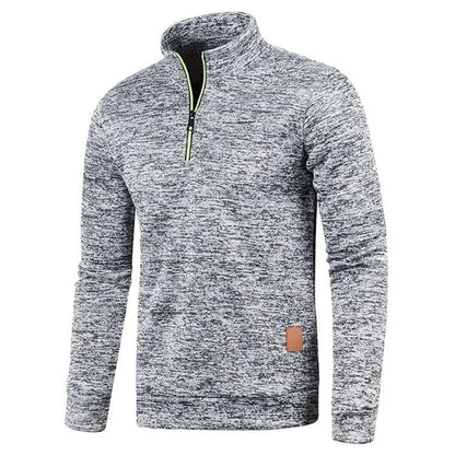 Milo - Bequemer Herren Pullover Mit Reißverschluss - IdealeKleiden