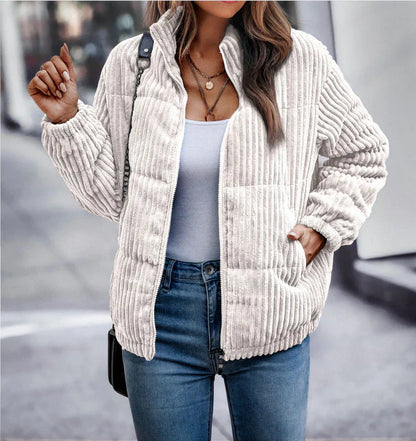 Damen Puffjacke Warm Elegant