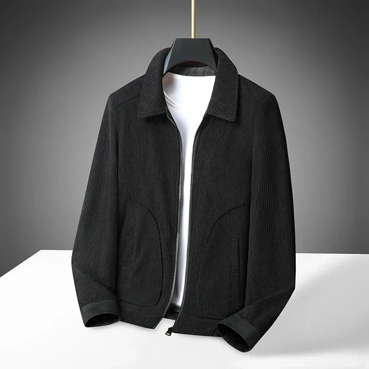 Herren Cordjacke Reißverschluss Modern