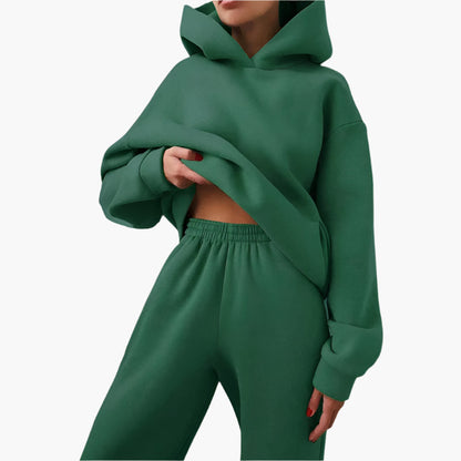 Bequemes Lounge Set Oversize Kapuzenpullover Jogginghose