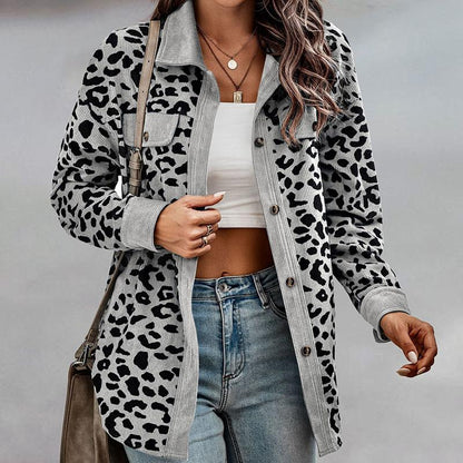 Modische Luipaard Jacke Trendy Design