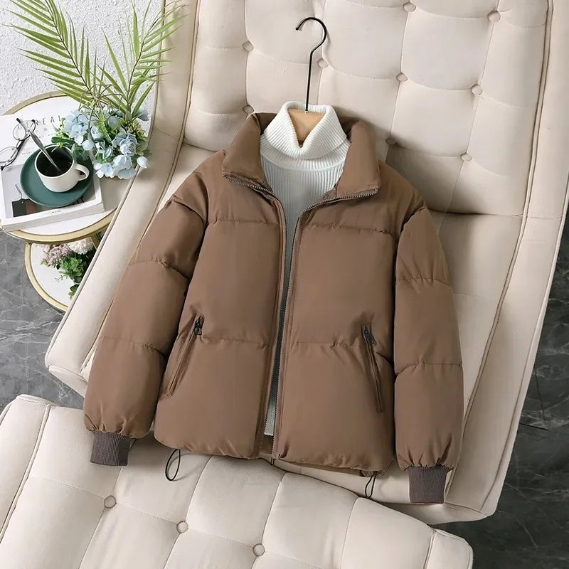 Warme Daunenjacke Winter Damen