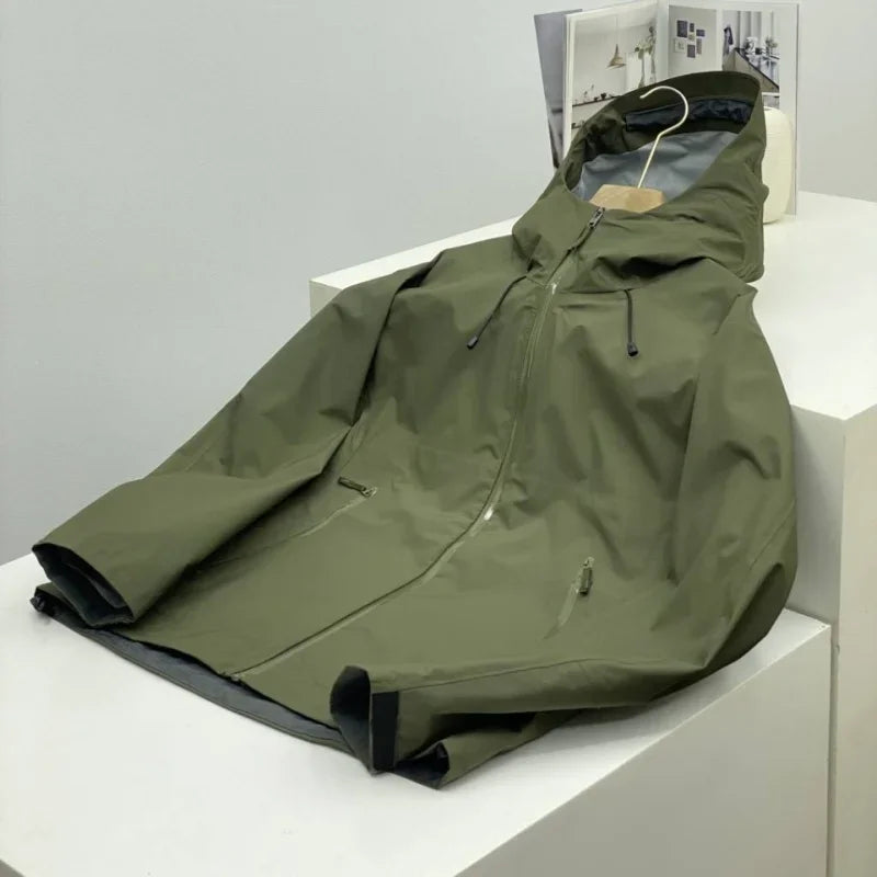 Herren Outdoor Jacke Leicht Wasserdicht Winddicht