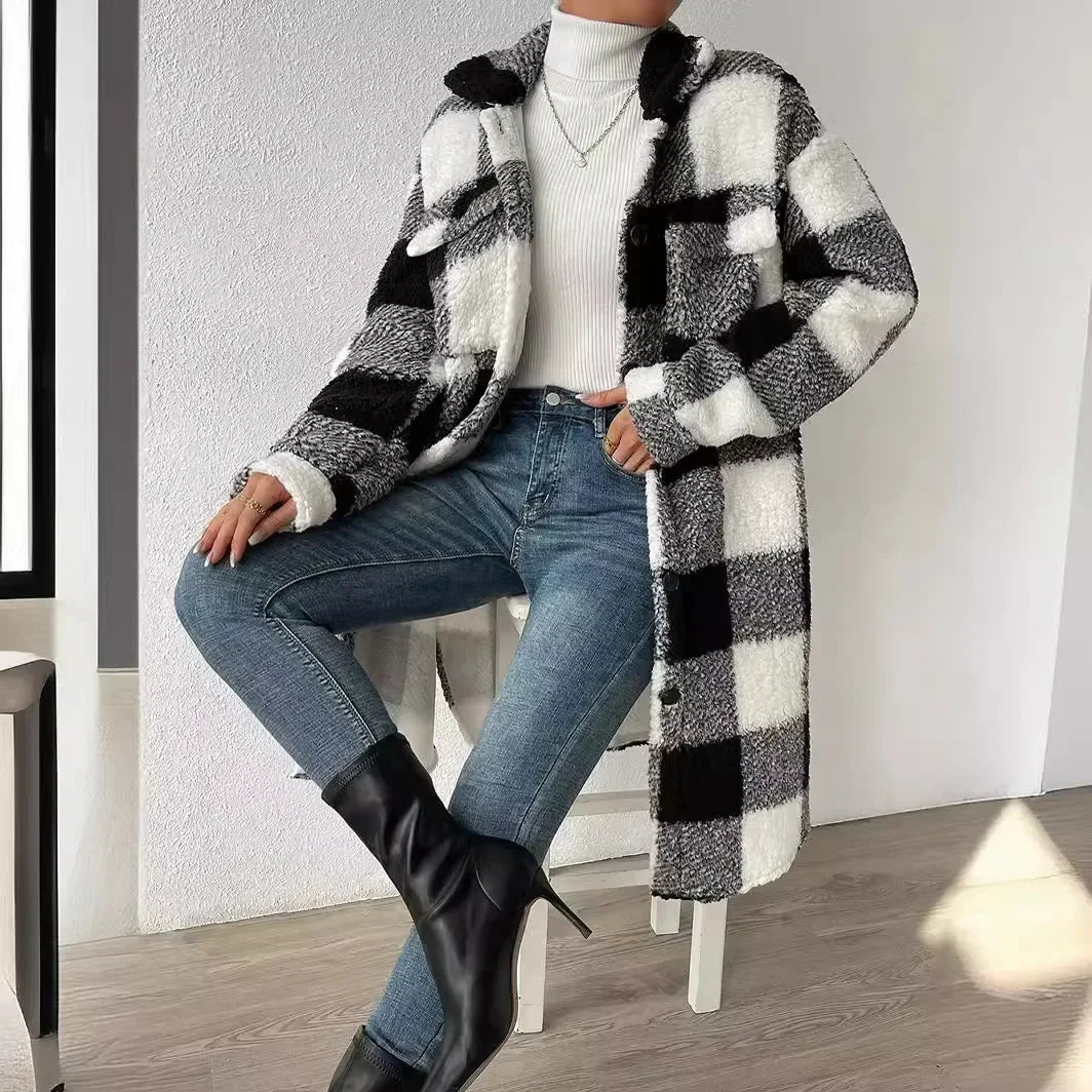 Karierte Herrenjacke Modern