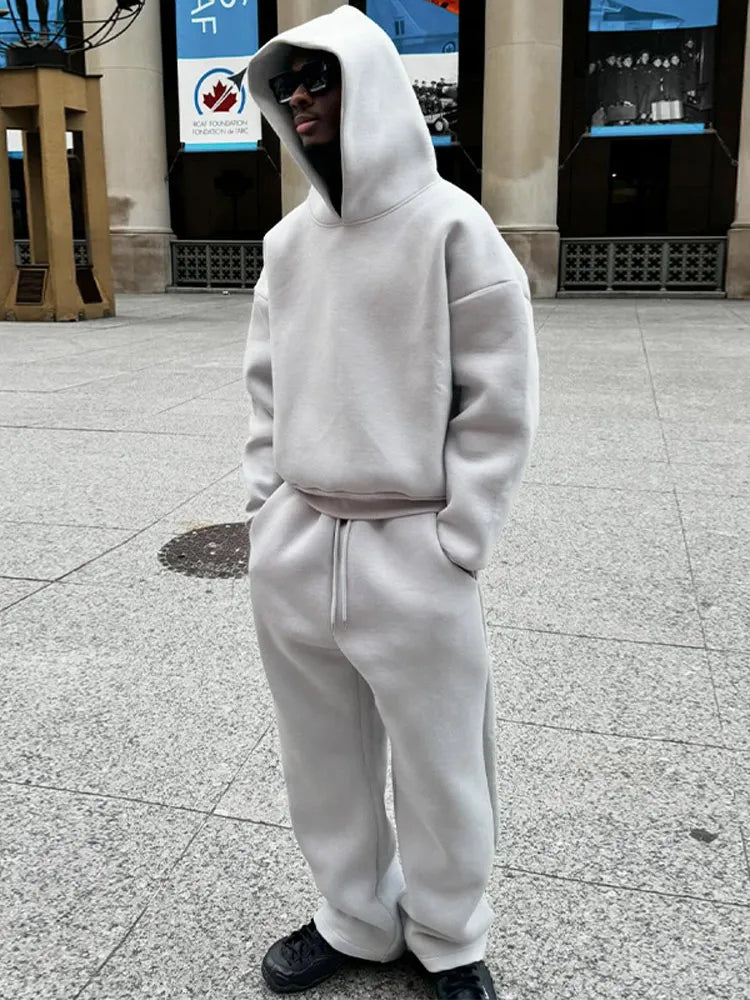 Bequemer Oversized Sportanzug Männer