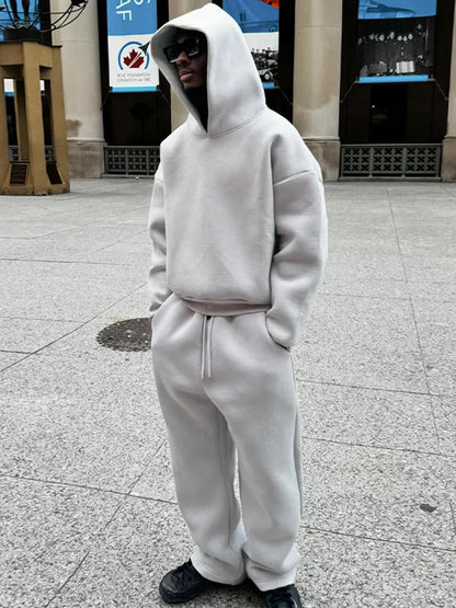 Bequemer Oversized Sportanzug Männer