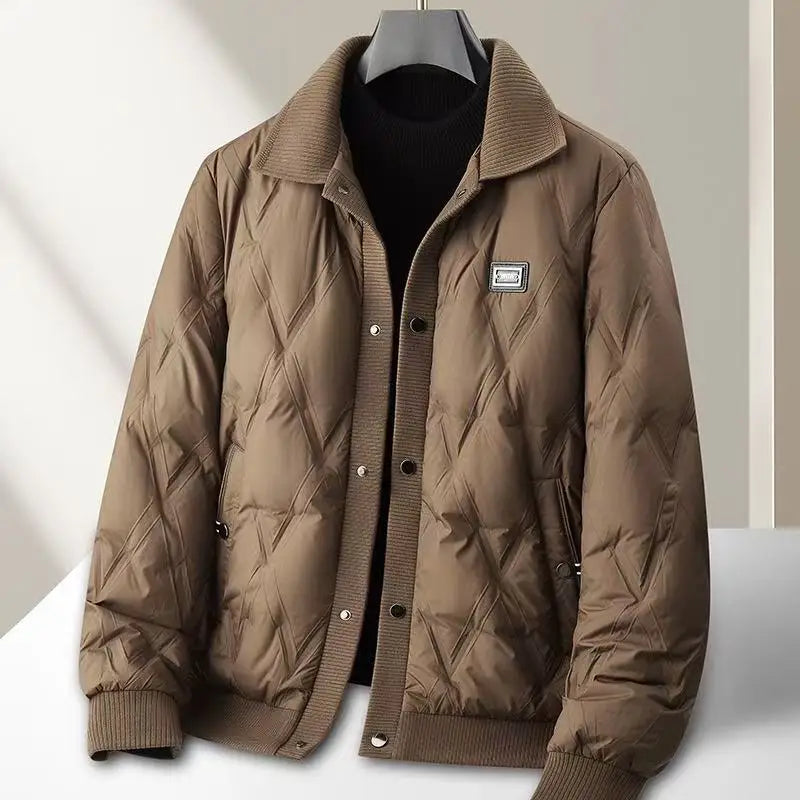 Gepolsterte Steppjacke Lässig Modern mit Reißverschluss