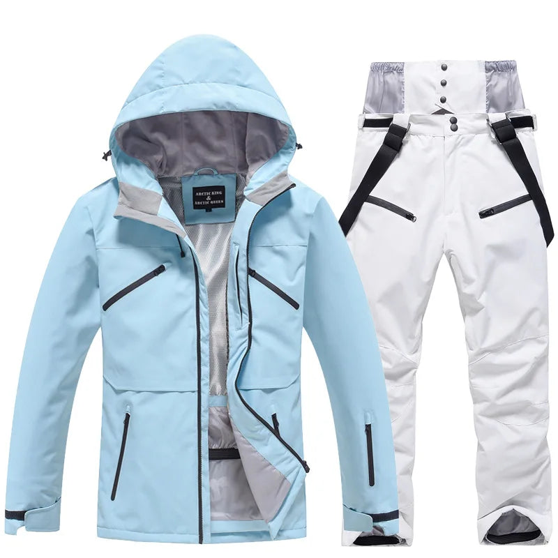 Unisex Skianzug Zweiteiler Warm