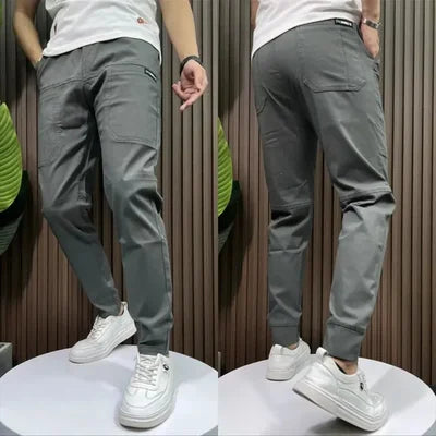 Herren Cargohose Bequem Stretch Mehrfachtaschen