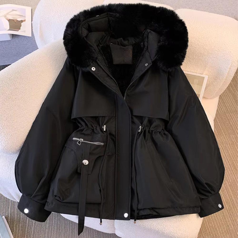 Stilvolle Damenwinterjacke Modern