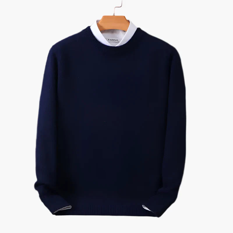 Eleganter Business Pullover mit Kragen