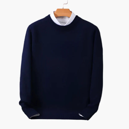 Eleganter Business Pullover mit Kragen