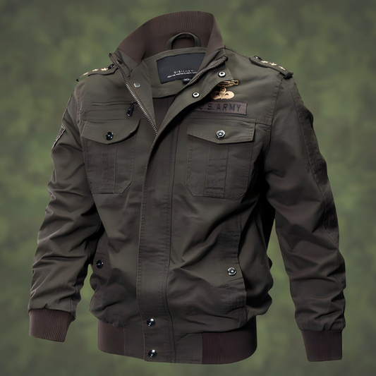 Herren Bomberjacke Outdoor Stil - IdealeKleiden