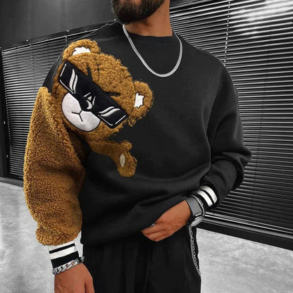 Herren Pullover Teddybär Design
