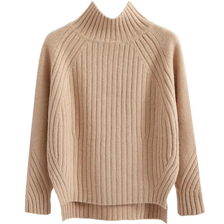 Winter Rollkragenpullover Klassisch Zeitlos