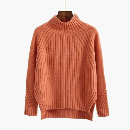 Winter Rollkragenpullover Klassisch Zeitlos