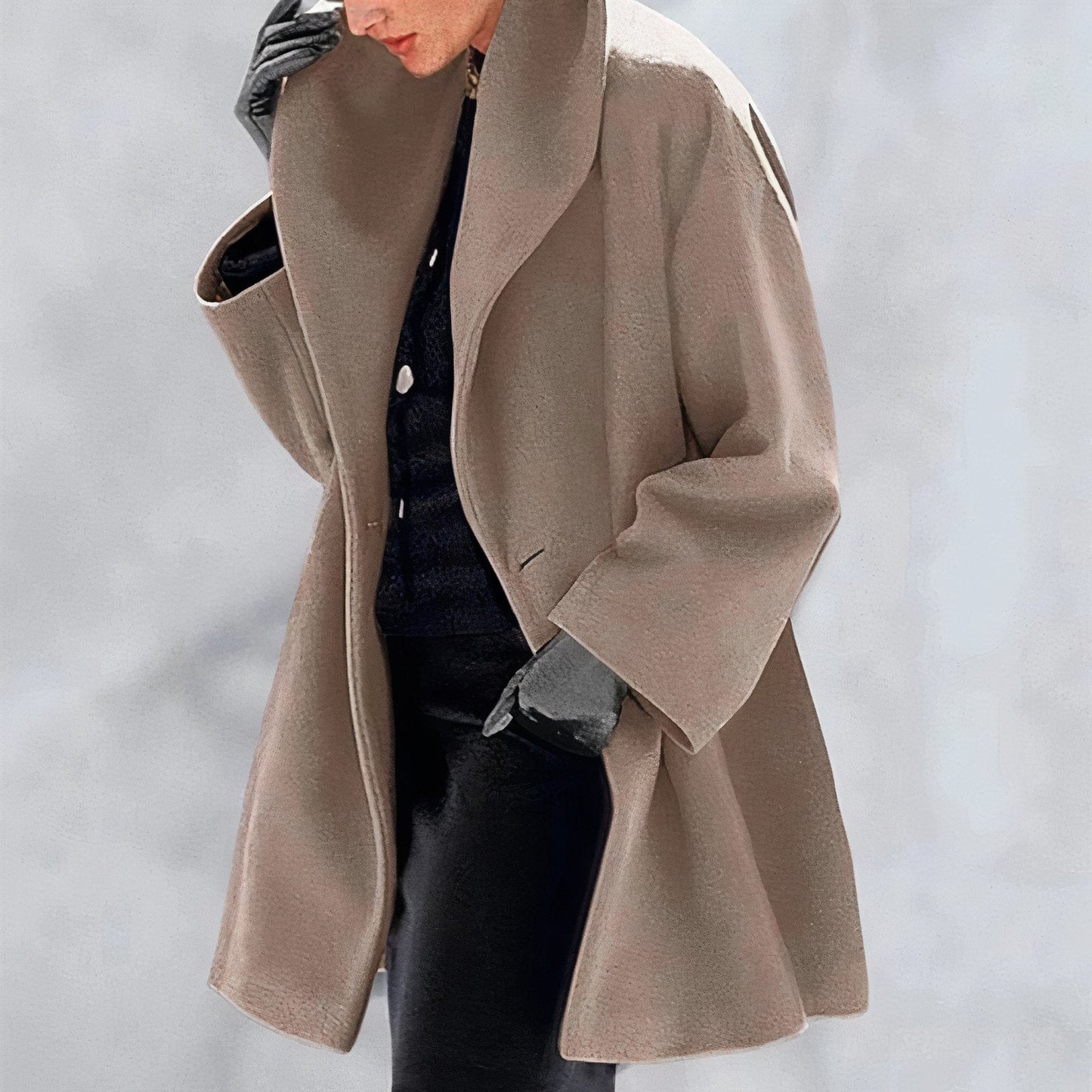 Frauen Winterjacke Warm Kapuzenparka Midi