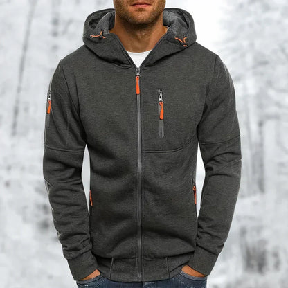Männer Kapuzenjacke Sportlich Modern