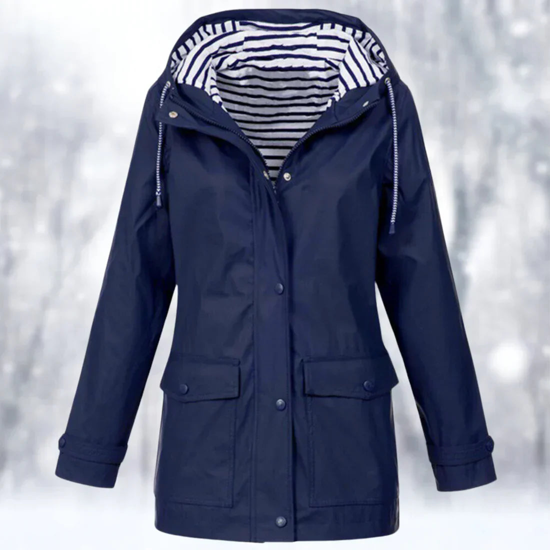 Warme Winterjacke Winddicht Damen