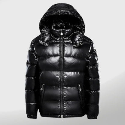 Elegante Damen Winterjacke Lang Puffy