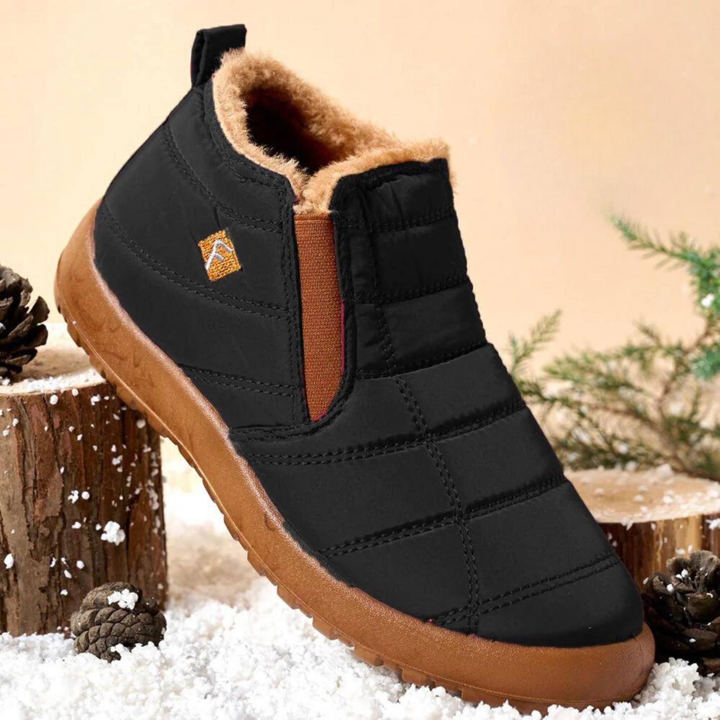 Warme Winterstiefel Flanell Innenfutter - IdealeKleiden