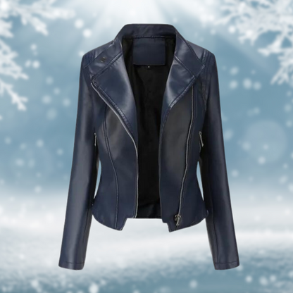 Vegane Lederjacke Elegant Damen