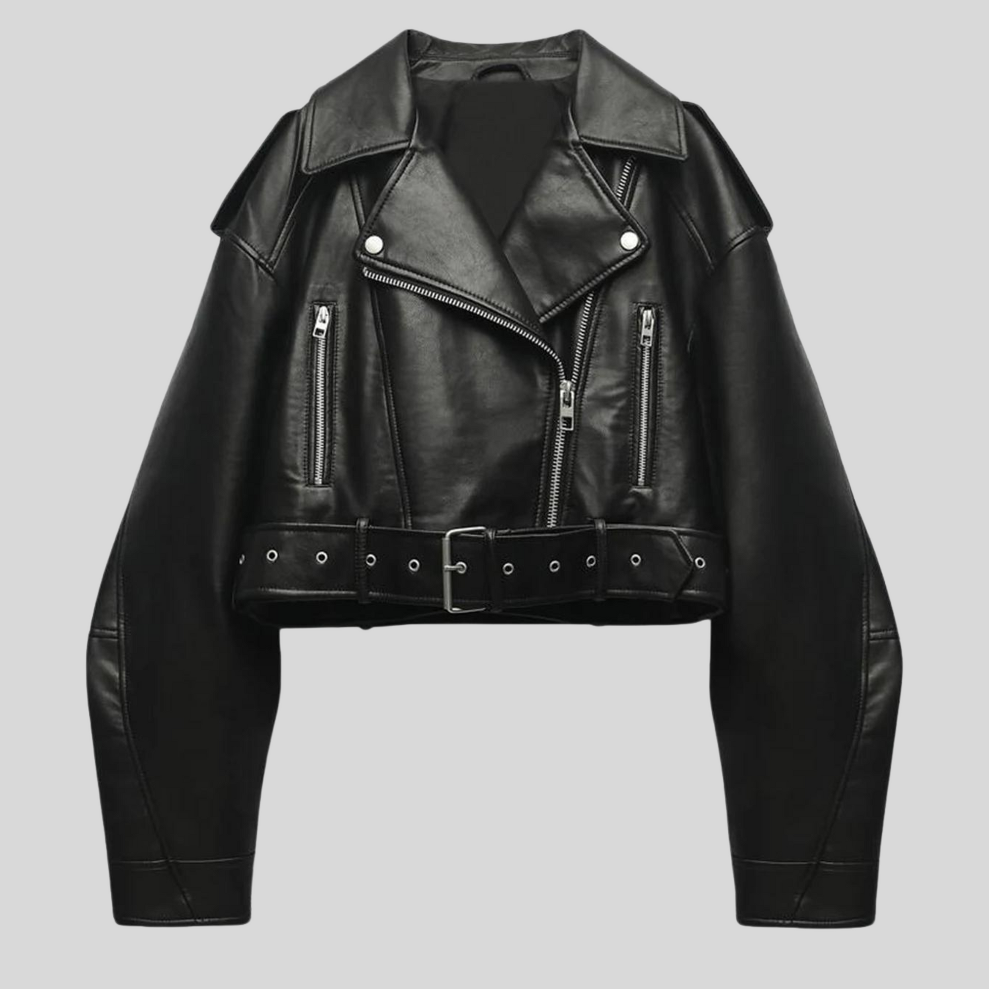 Stilvolle Damen Lederjacke - IdealeKleiden